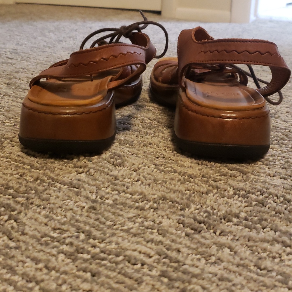 Vintage Dansko Brown Leather Sandals Size 39 (8.5-9) - Picture 3 of 5